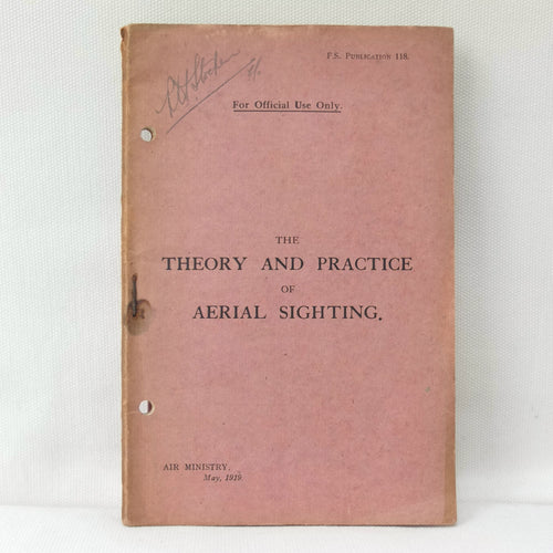 The Theory and Practice of Aerial Sighting (1919)