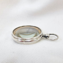 Silver Francis Barker Pebble Lens Compass c.1900