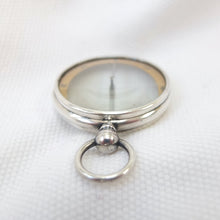 Silver Francis Barker Pebble Lens Compass c.1900