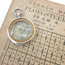 Silver Francis Barker Pebble Lens Compass c.1900