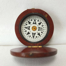 Francis Barker Wooden Pocket Compass c.1875