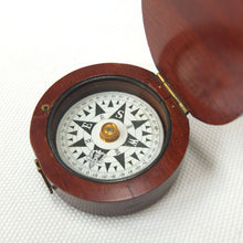 Francis Barker Wooden Pocket Compass c.1875