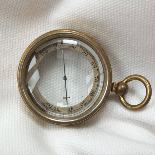 Francis Barker Magnifying Lens Compass Thermometer c.1890