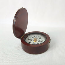 Francis Barker Wooden Pocket Compass c.1875