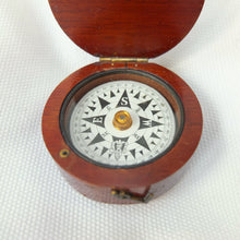 Francis Barker Wooden Pocket Compass c.1875