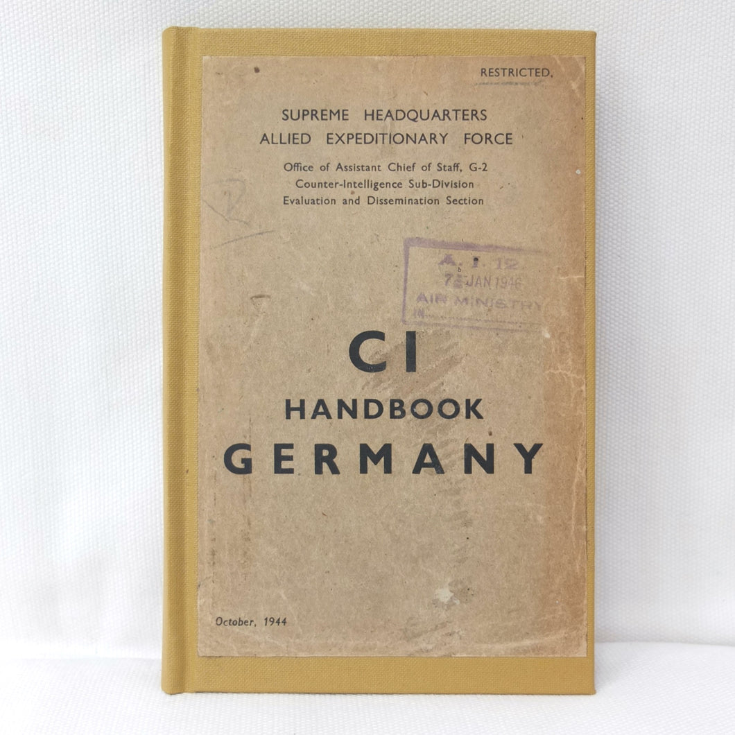 Counter Intelligence Handbook Germany (1944)