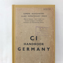 Manuel du contre-espionnage allemand (1944)