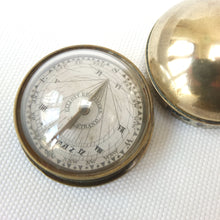 Elliot Brothers Pocket Sundial Compass c.1853