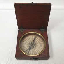 Georgian Wooden Pocket Compass c.1820