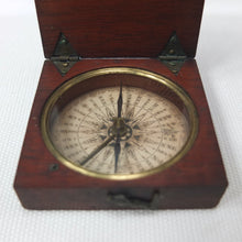 Georgian Wooden Pocket Compass c.1820