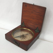 Georgian Wooden Pocket Compass c.1820