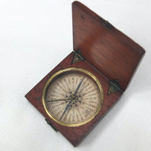 Georgian Wooden Pocket Compass c.1820