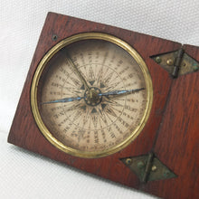 Georgian Wooden Pocket Compass c.1820