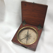 Georgian Wooden Pocket Compass c.1820
