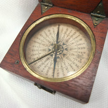 Georgian Wooden Pocket Compass c.1820