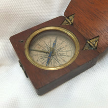 Georgian Mahogany Pocket Compass c.1830