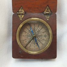 Georgian Mahogany Pocket Compass c.1830