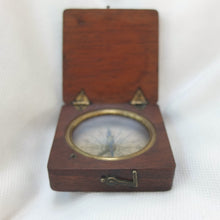 Georgian Mahogany Pocket Compass c.1830