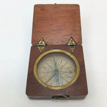 Georgian Mahogany Pocket Compass c.1830