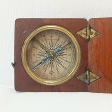 Georgian Mahogany Pocket Compass c.1830