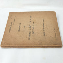Handbook of the German Army in War (1917)