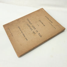 Handbook of the German Army in War (1917)