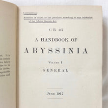Handbook of Abyssinia (1917)