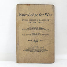 Knowledge For War (1916)