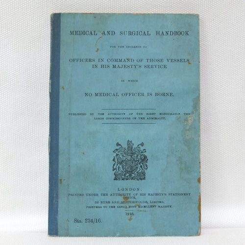 Royal Navy Medical and Surgical Handbook (1916)