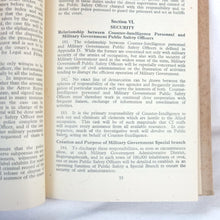 Military Government in Germany - Public Safety (1945)