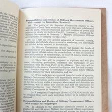 Military Government in Germany - Public Safety (1945)