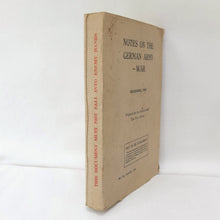 Notes on the German Army - War (1940)