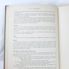 Artists' Rifles Notes on Training (1915)