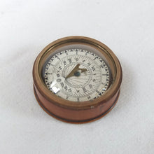 Georgian Wooden Sundial Compass c.1840