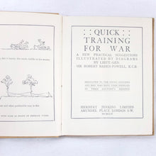 Quick Training For War (1914) Baden-Powell