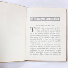Quick Training For War (1914) Baden-Powell