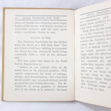 Quick Training For War (1914) Baden-Powell