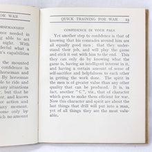Quick Training For War (1914) Baden-Powell
