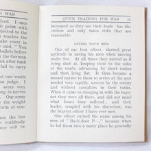 Quick Training For War (1914) Baden-Powell