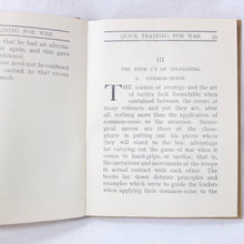 Quick Training For War (1914) Baden-Powell