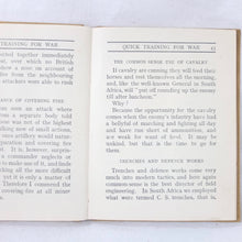 Quick Training For War (1914) Baden-Powell