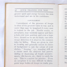 Quick Training For War (1914) Baden-Powell