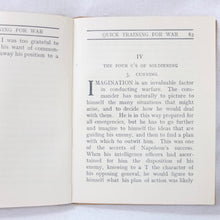 Quick Training For War (1914) Baden-Powell