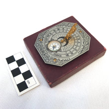 Francis Barker Pocket Sundial Compass c.1932