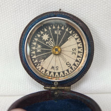 Singer's Patent Leather Cased Compass c.1868