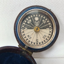 Singer's Patent Leather Cased Compass c.1868