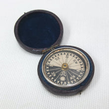 Singer's Patent Leather Cased Compass c.1868