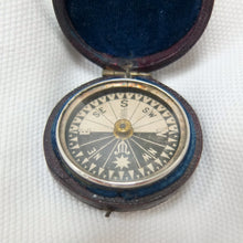 Singer's Patent Leather Cased Compass c.1868