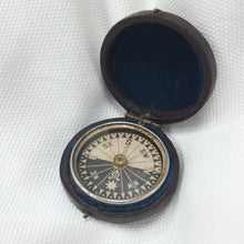 Singer's Patent Leather Cased Compass c.1868