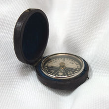 Singer's Patent Leather Cased Compass c.1868